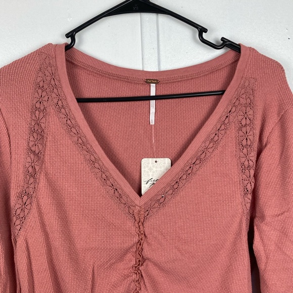 Free People Top-Rose Smoke Color. - Picture 3 of 7